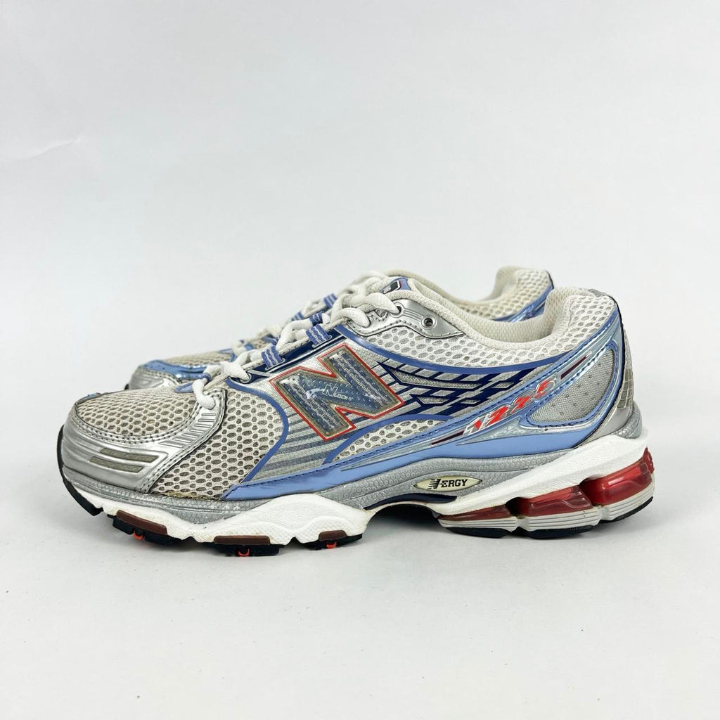 New Balance 1225 white/blue UK 6.5