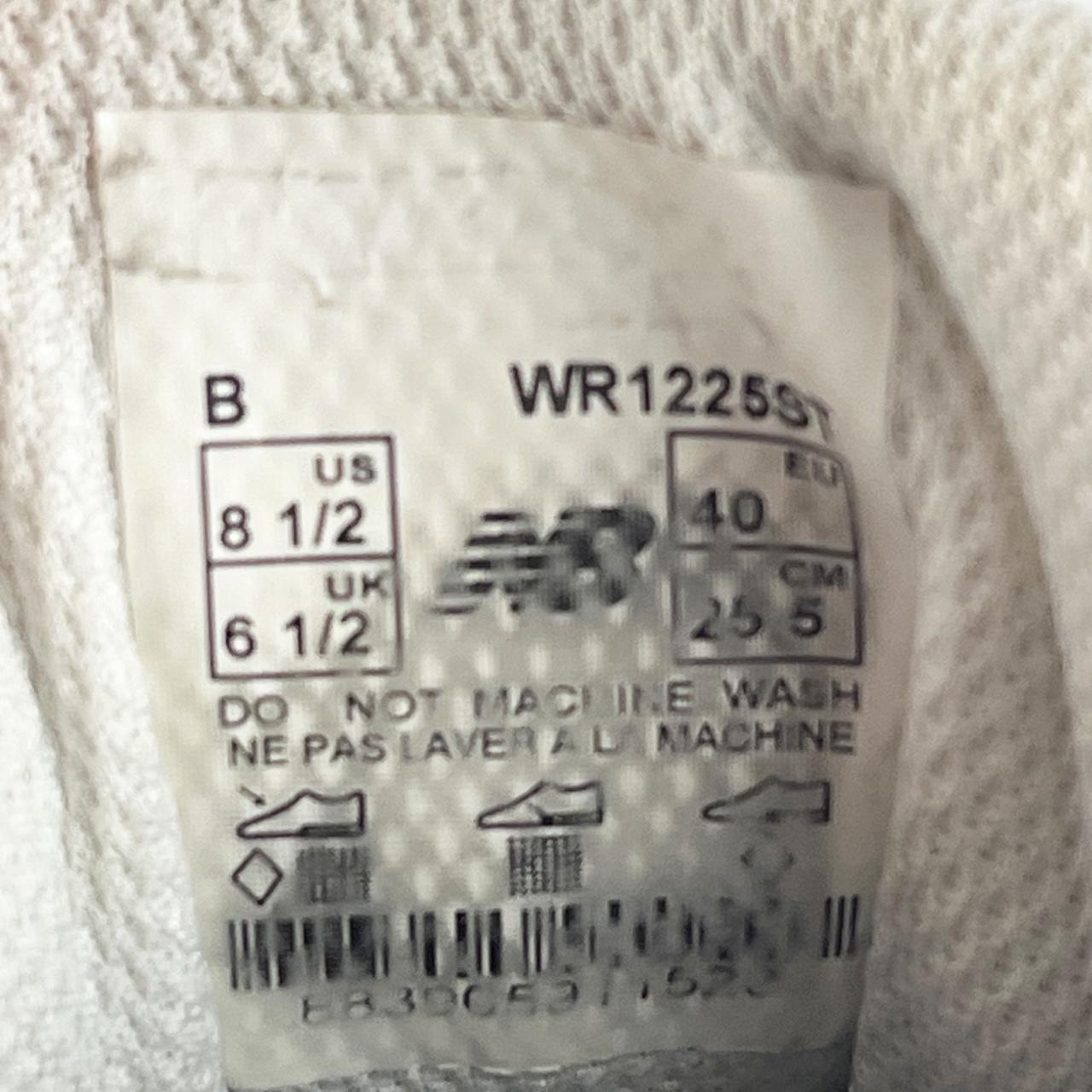 New Balance 1225 white/blue UK 6.5