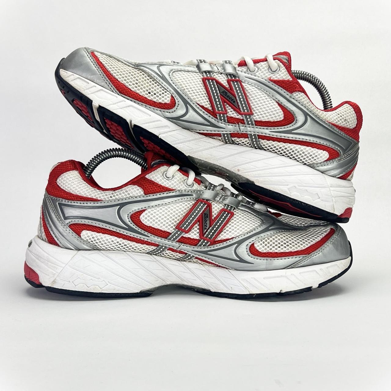 New Balance 700 white/red UK 8.5