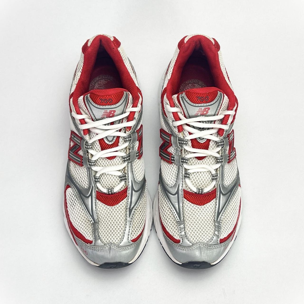 New Balance 700 white/red UK 8.5