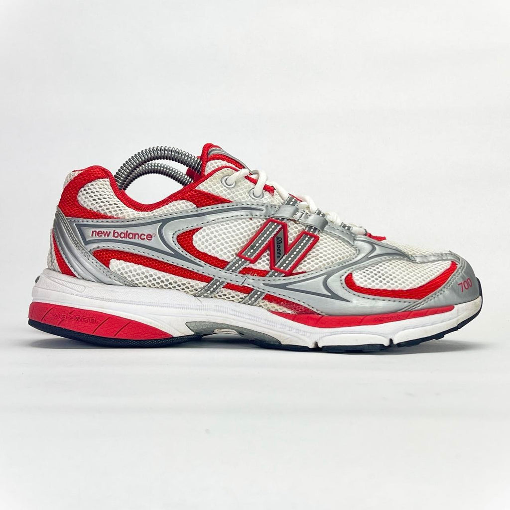 New Balance 700 white/red UK 8.5