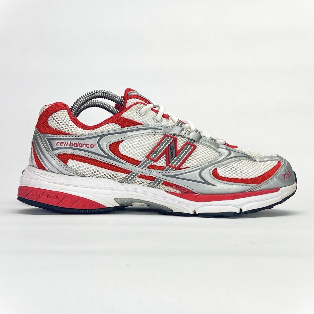 New Balance 700 white/red UK 8.5