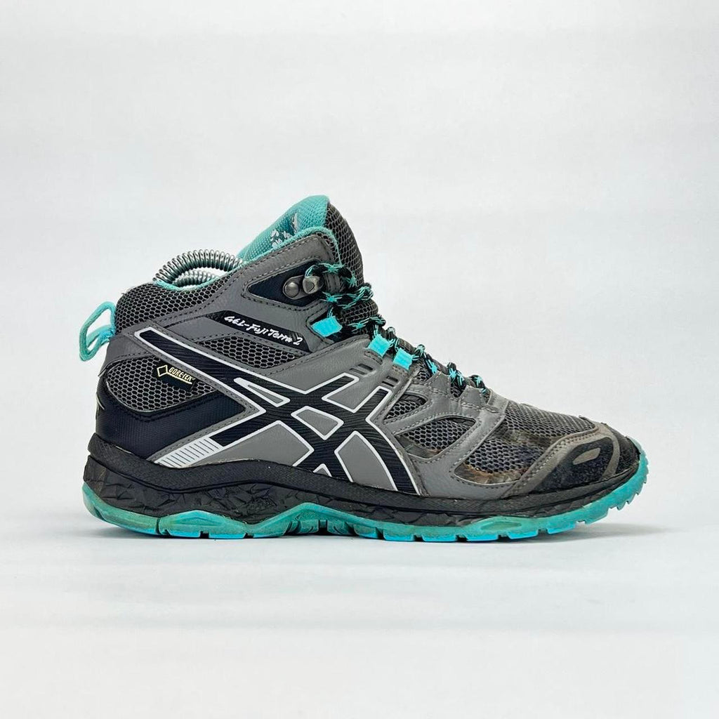 Asics Gel-Fuji Terra 2 grey/blue GTX Gore-Tex brown/grey UK 5