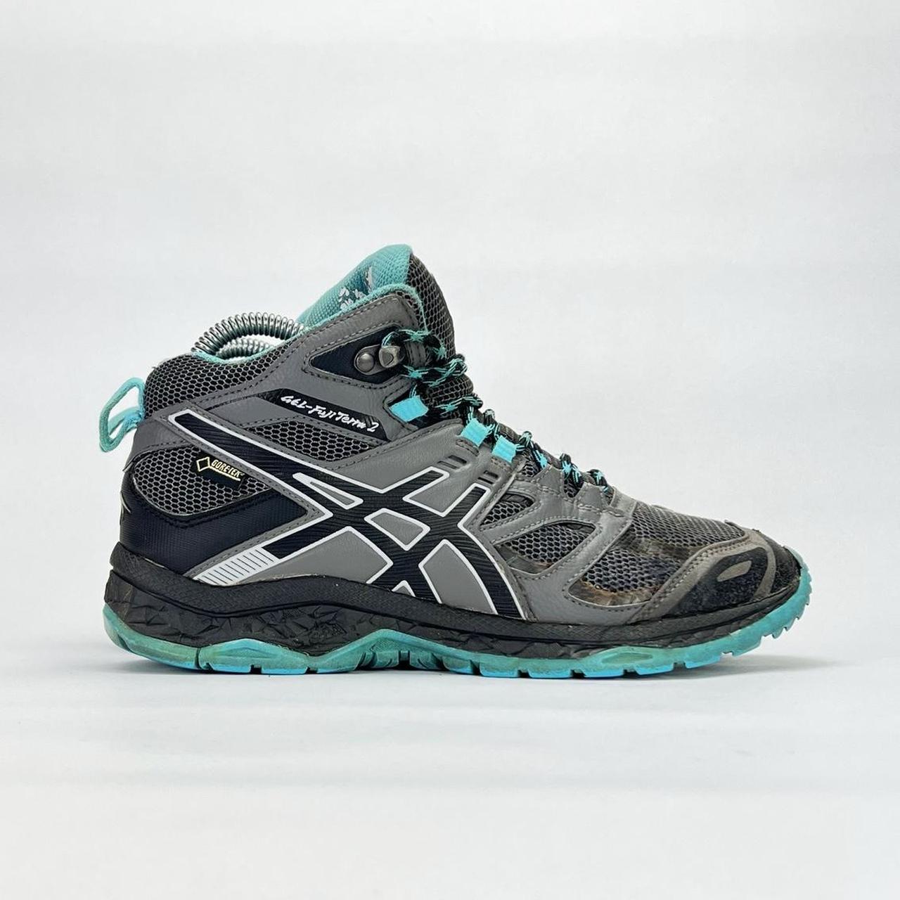 Asics Gel-Fuji Terra 2 grey/blue GTX Gore-Tex brown/grey UK 5