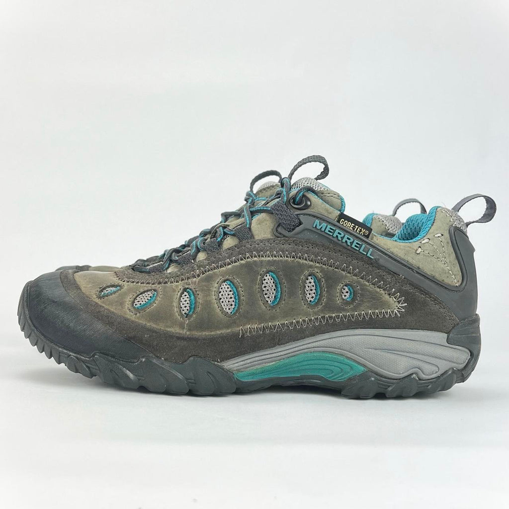 Merrell Chameleon Arc 2 GTX Gore-Tex "Castle Rock" brown/blue UK 5