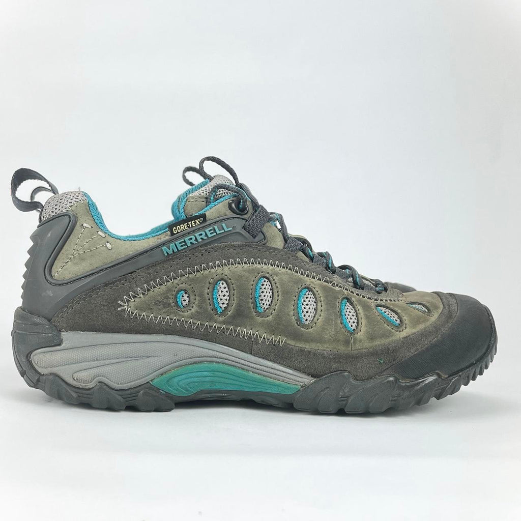 Merrell Chameleon Arc 2 GTX Gore-Tex "Castle Rock" brown/blue UK 5