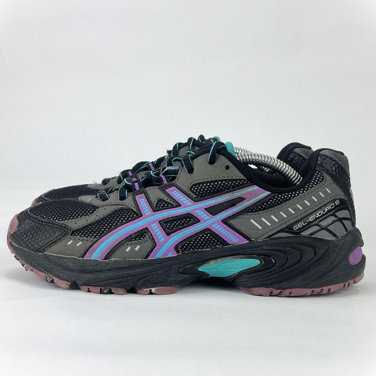 Asics Gel-Enduro 8 black/pink/blue UK 4.5