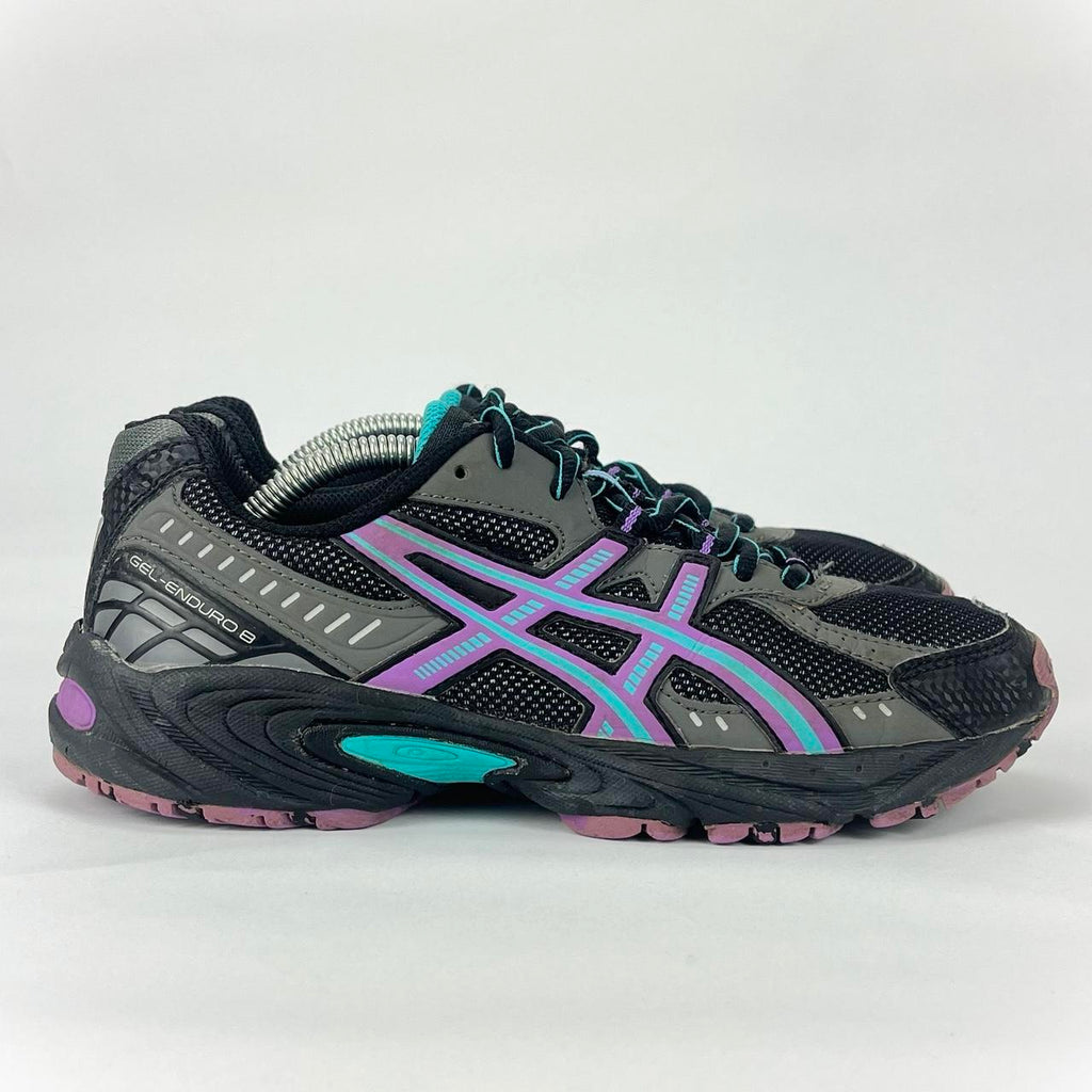 Asics Gel-Enduro 8 black/pink/blue UK 4.5