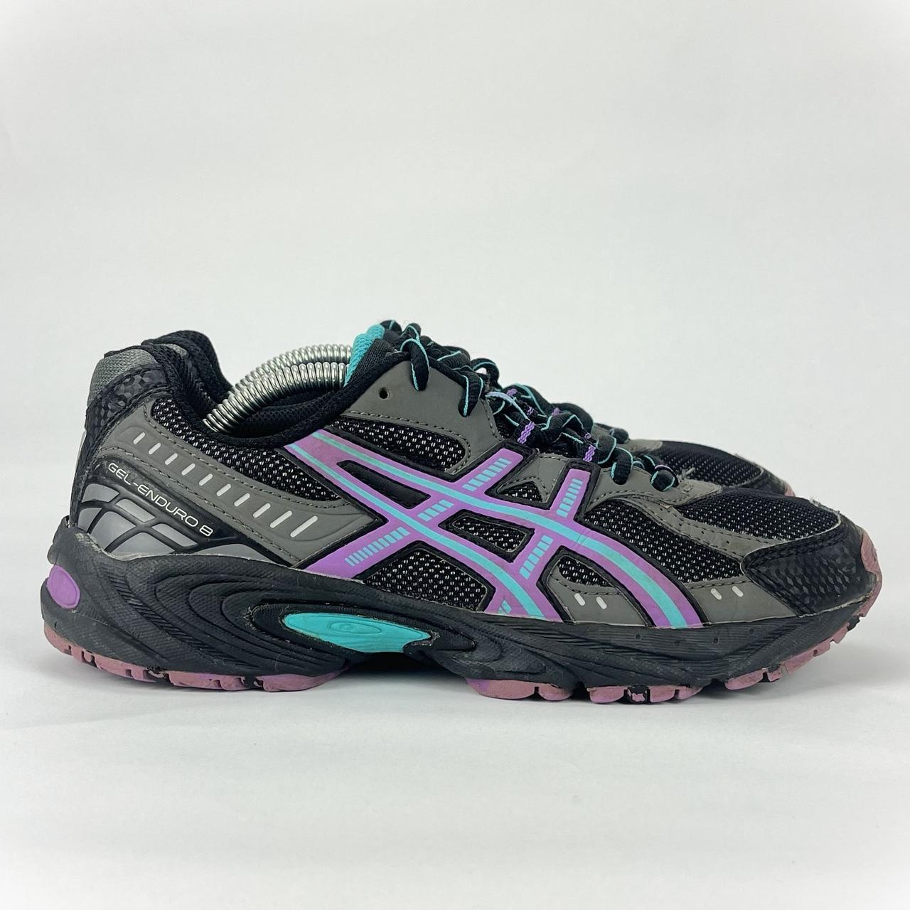 Asics Gel-Enduro 8 black/pink/blue UK 4.5