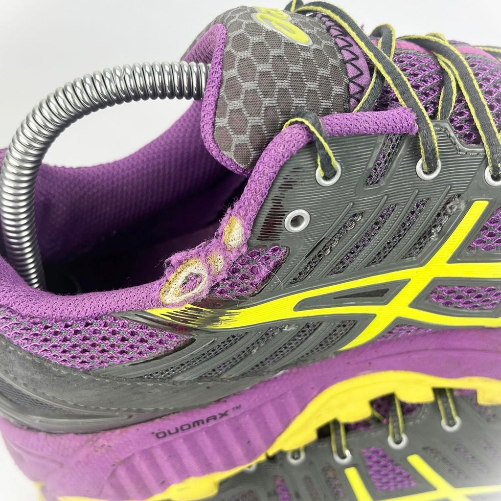 Asics Gel-FujiTrabuco purple/grey/yellow UK 8