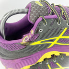 Asics Gel-FujiTrabuco purple/grey/yellow UK 8