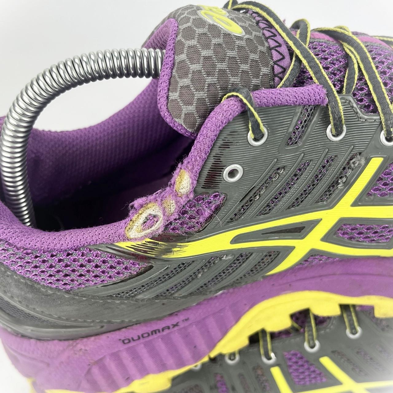 Asics Gel-FujiTrabuco purple/grey/yellow UK 8