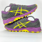 Asics Gel-FujiTrabuco purple/grey/yellow UK 8