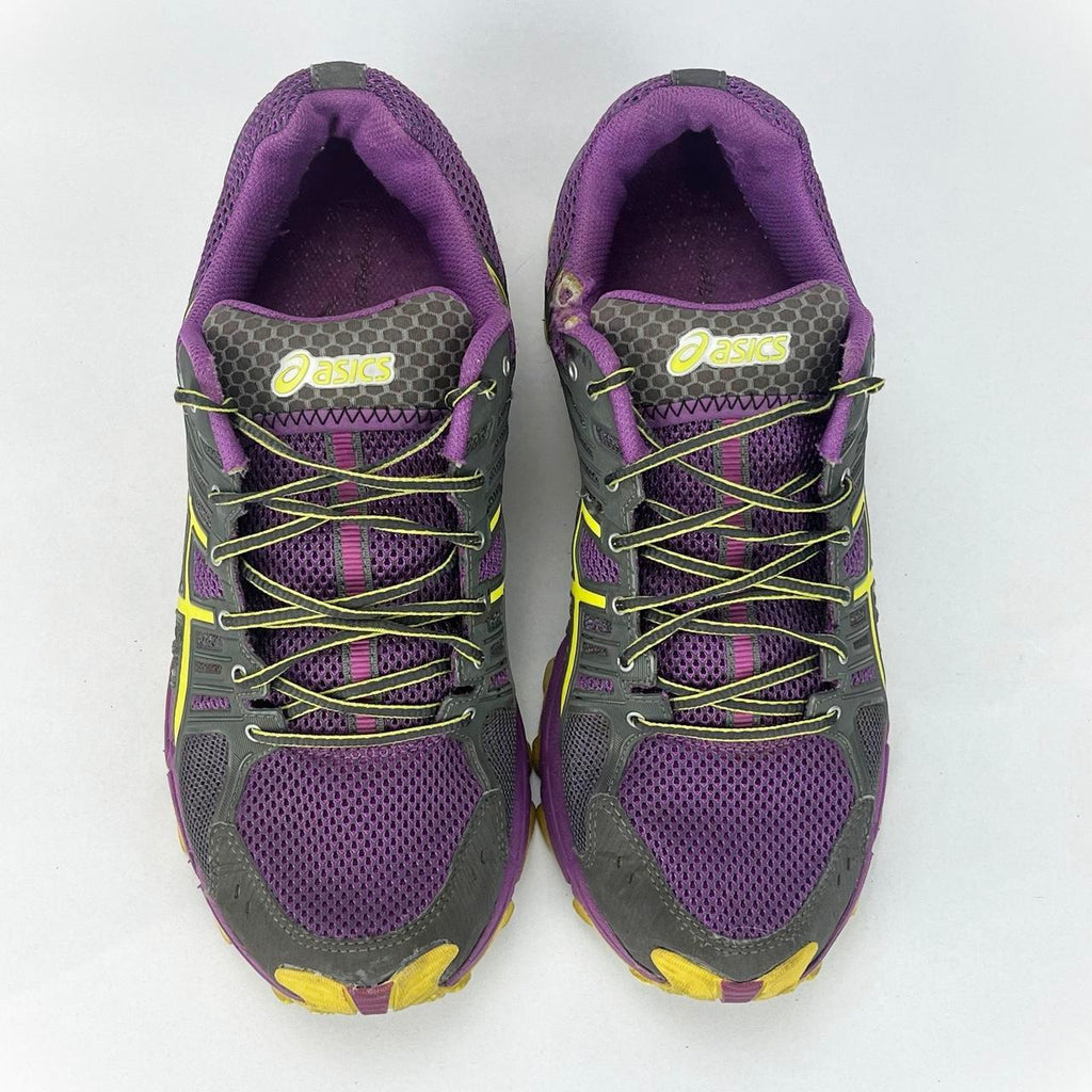 Asics Gel-FujiTrabuco purple/grey/yellow UK 8
