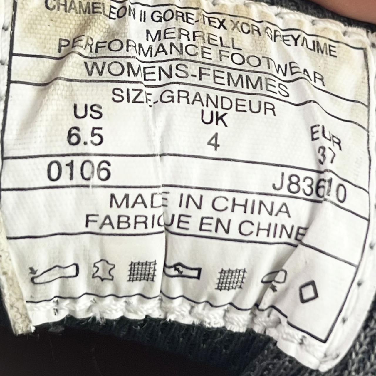 Merrell Chameleon 2 Gore-Tex GTX XCR grey/green UK 4