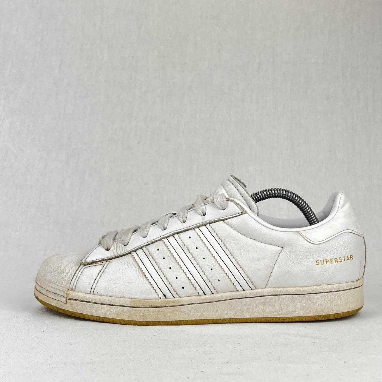Adidas Superstar Premium white leather/gum