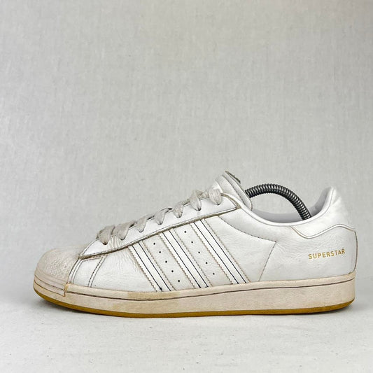 Adidas Superstar Premium white leather/gum