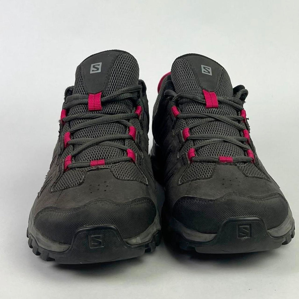 Salomon Trail Running Low grey/pink UK 7.5