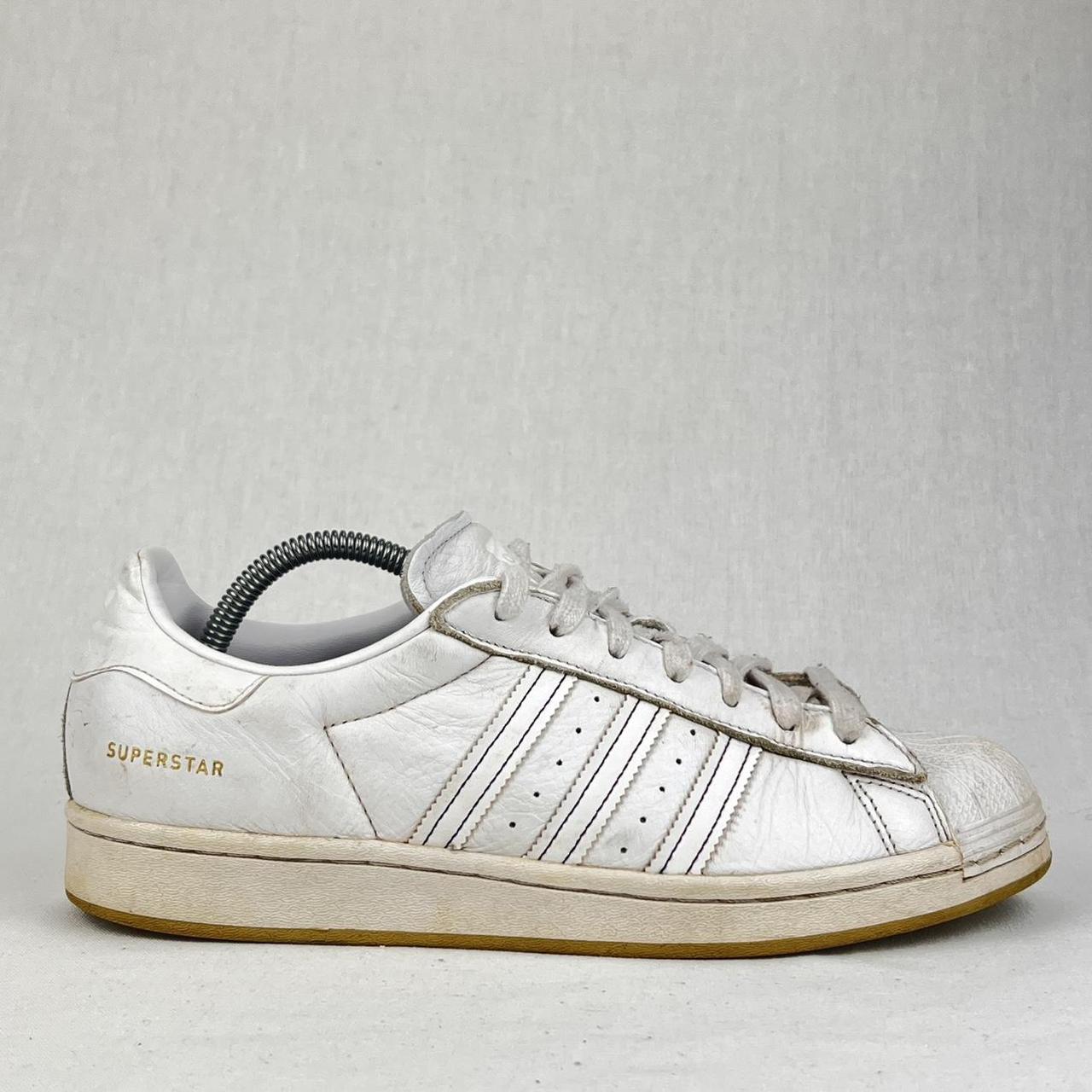 Adidas Superstar Premium white leather/gum