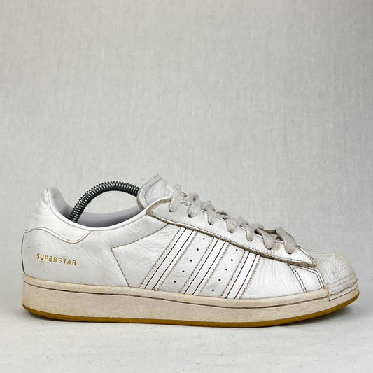 Adidas Superstar Premium white leather/gum