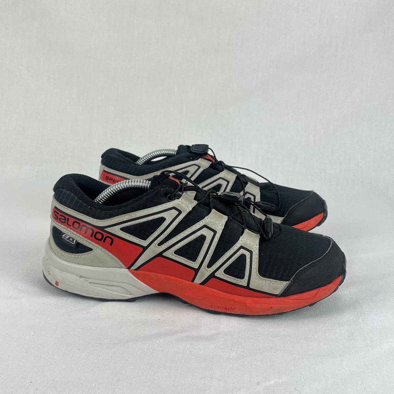 Salomon Speedcross waterproof black/red/grey