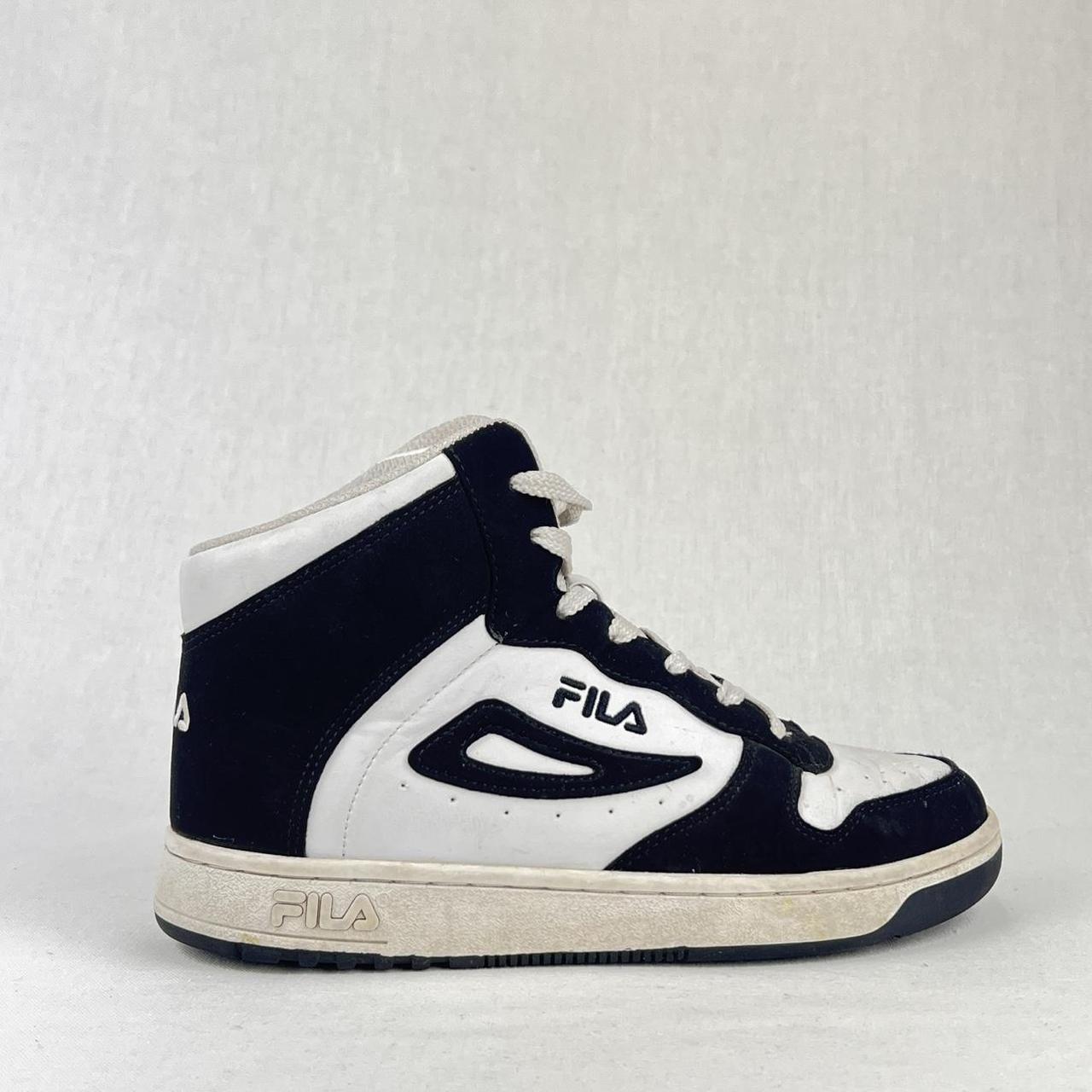 Fila Hightop trainers black/white