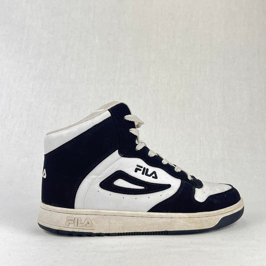Fila Hightop trainers black/white