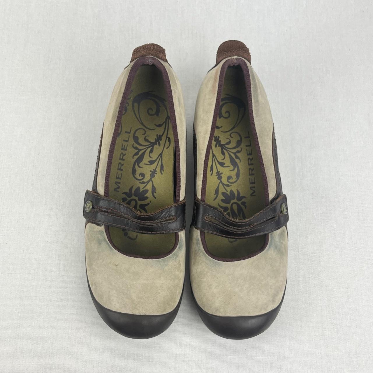 Merrell Plaza Bandeau “Dark Taupe” leather suede