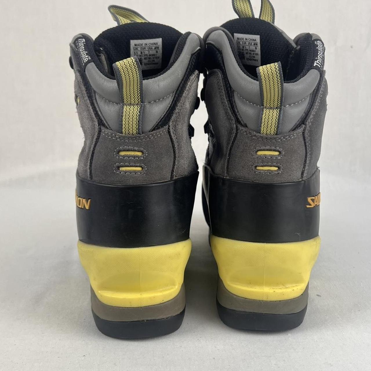 Salomon Hiking Snowboots Thinsulate grey/black/yellow