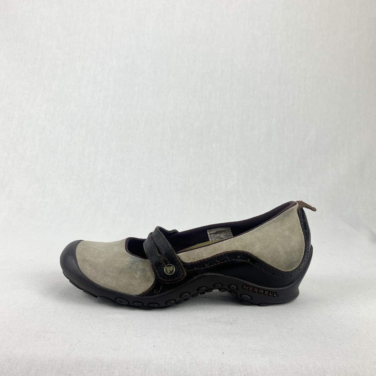Merrell Plaza Bandeau “Dark Taupe” leather suede