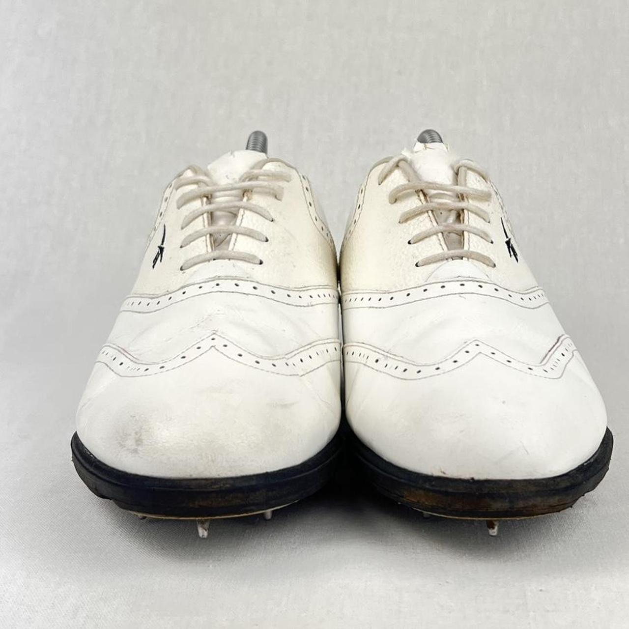 Reebok Leather Golf Brogues White