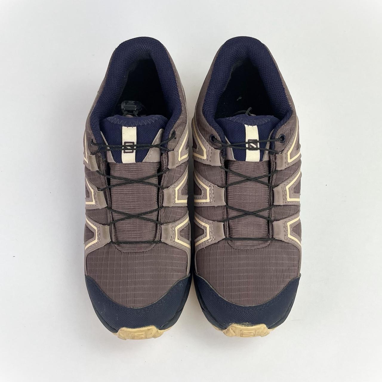 Salomon Speedcross waterproof brown/yellow/blue