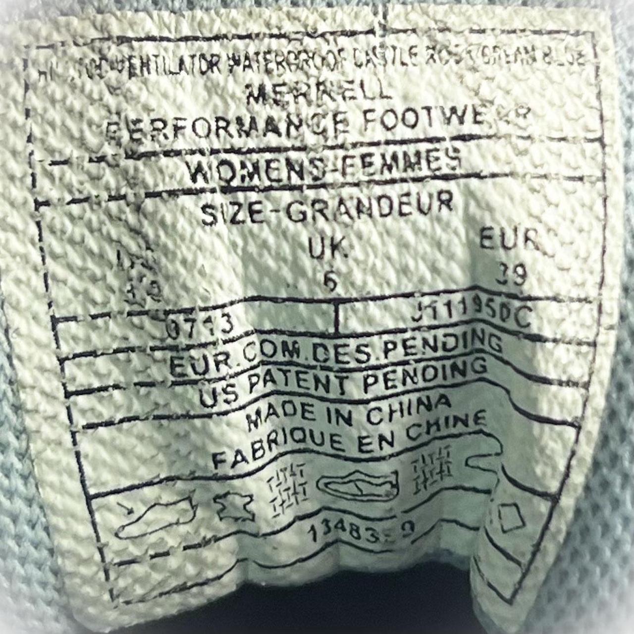 Merrell Hilltop Ventilator Waterproof grey/blue UK 6