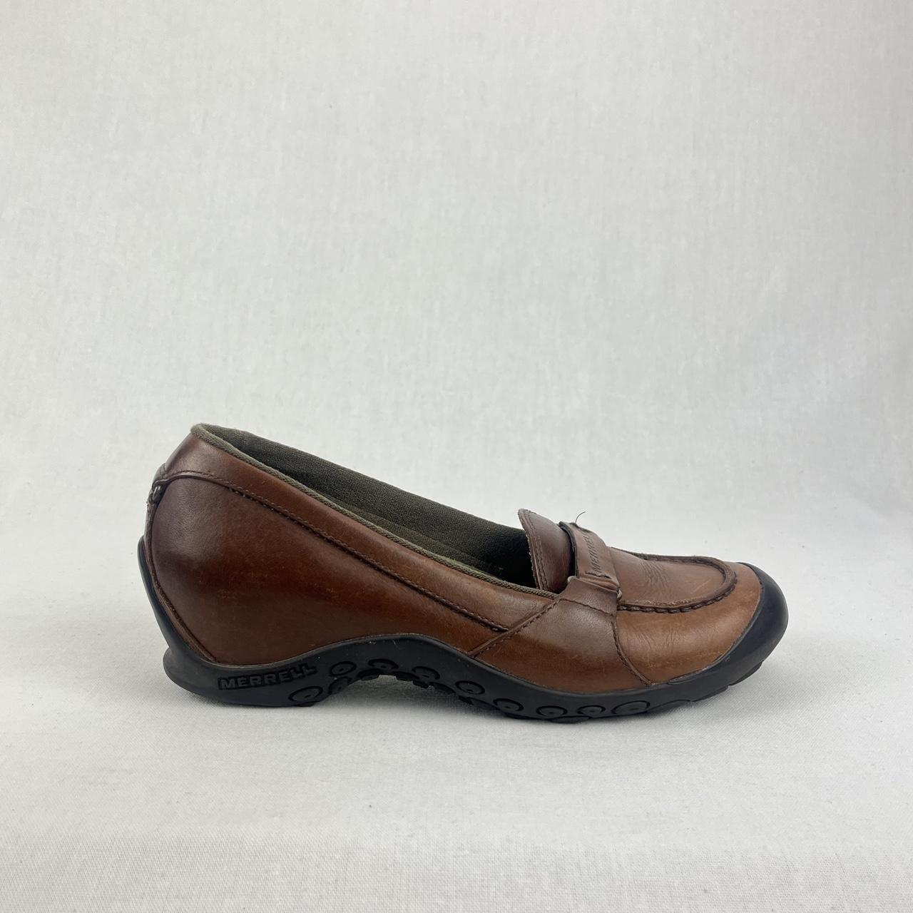 Merrell Plaza Keeper Saddle brown leather