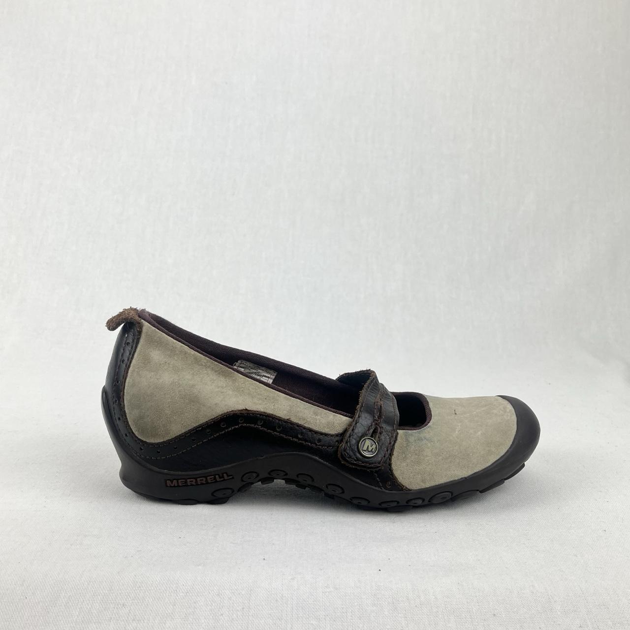 Merrell Plaza Bandeau “Dark Taupe” leather suede