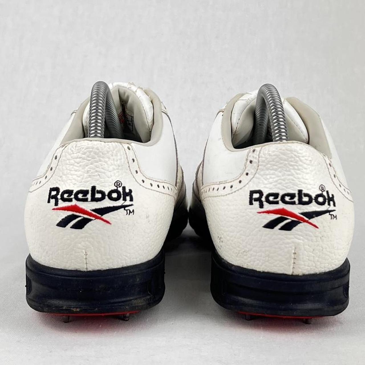 Reebok Leather Golf Brogues White