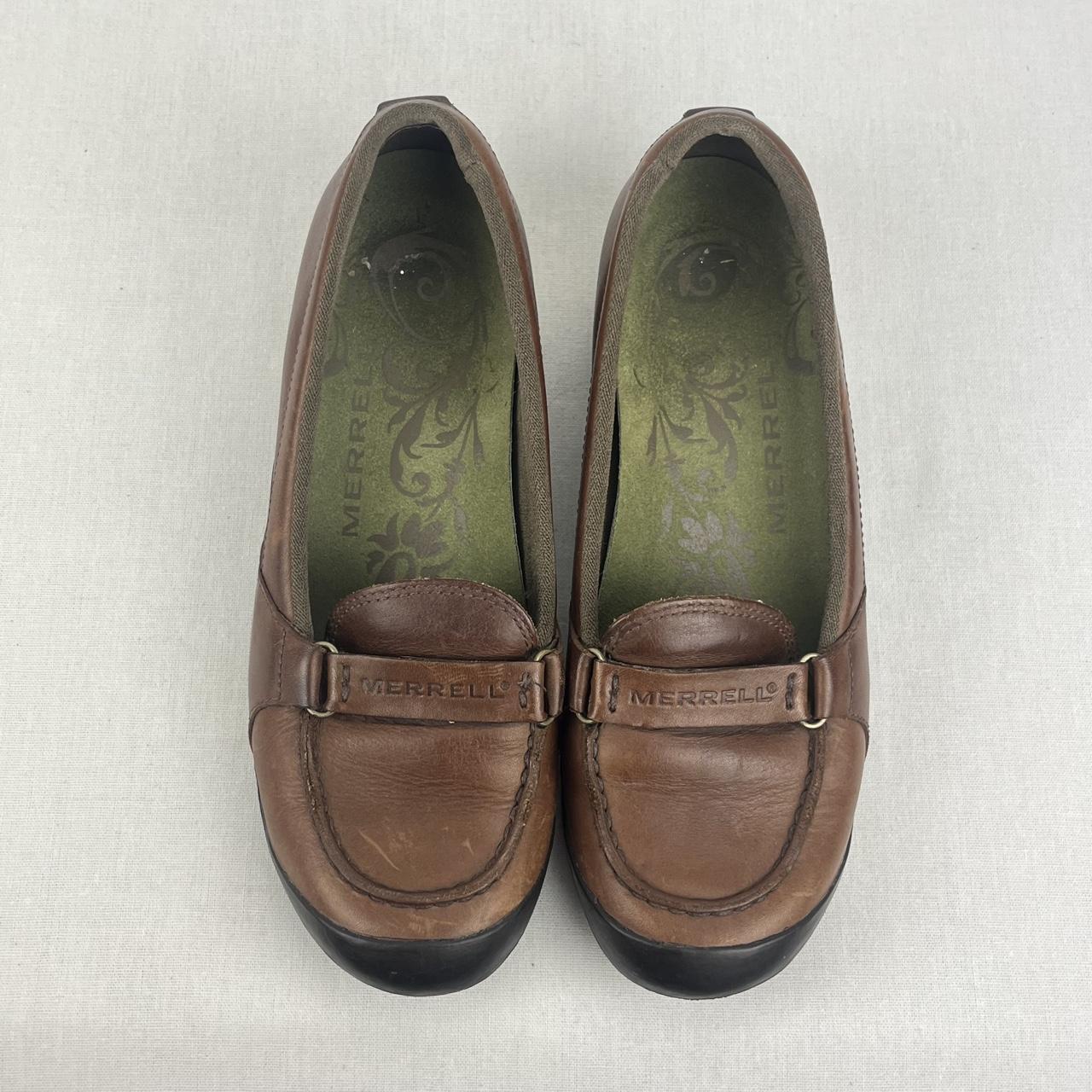 Merrell Plaza Keeper Saddle brown leather