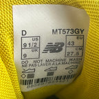 New Balance 573 black/yellow UK 9