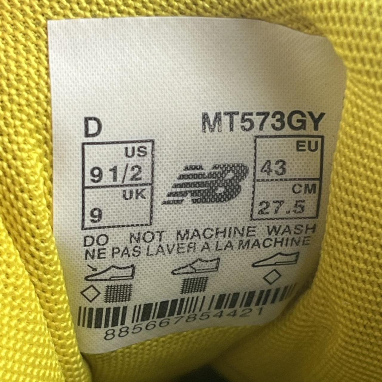 New Balance 573 black/yellow UK 9