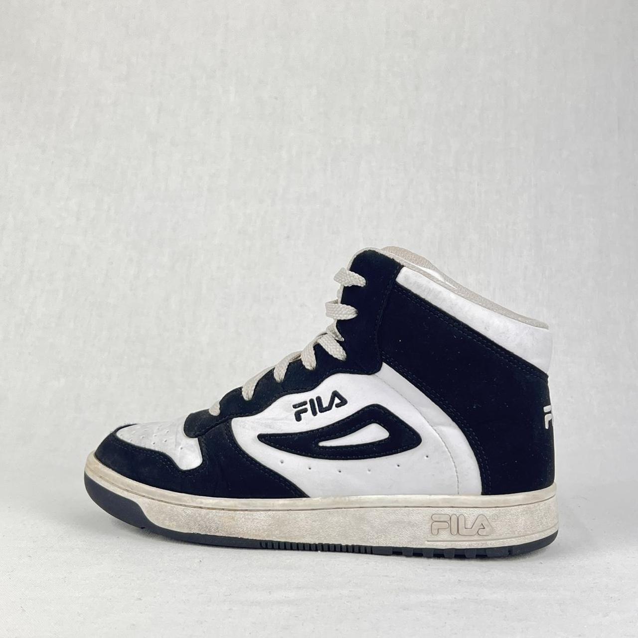 Fila Hightop trainers black/white