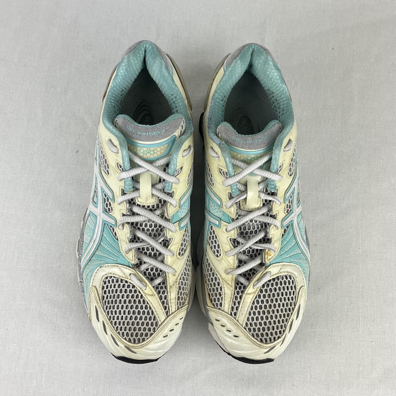 Asics Gel-Kinsei 3 white/cream/turquoise