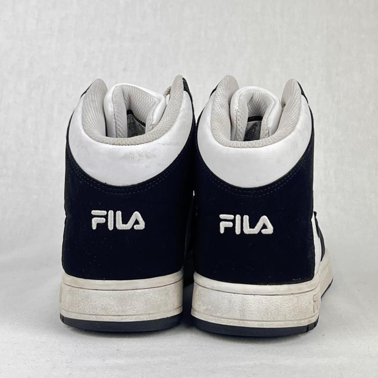 Fila Hightop trainers black/white