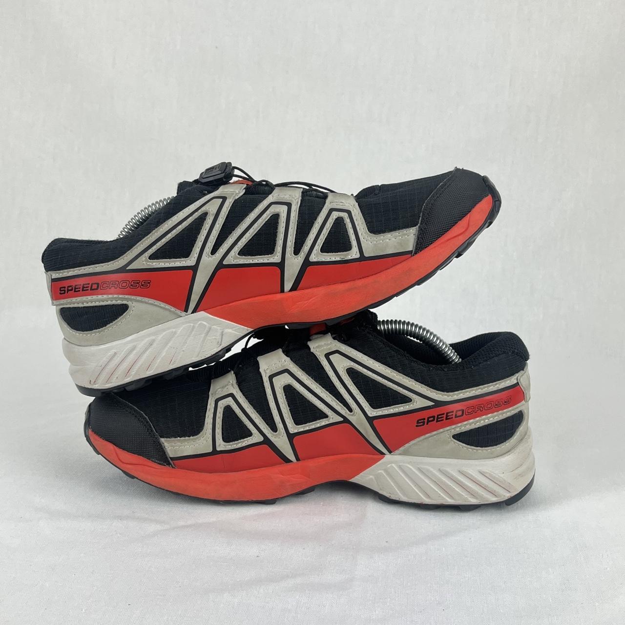 Salomon Speedcross waterproof black/red/grey