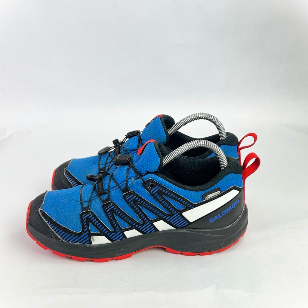 Salomon XA Pro v1 blue/red waterproof UK 4.5