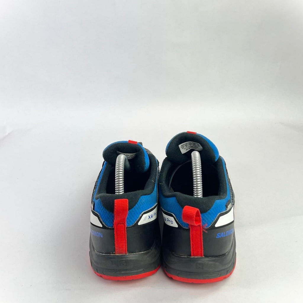 Salomon XA Pro v1 blue/red waterproof UK 4.5