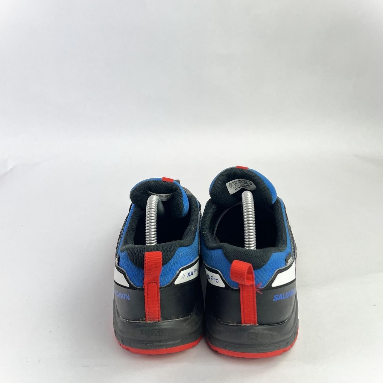 Salomon XA Pro v1 blue/red waterproof UK 4.5