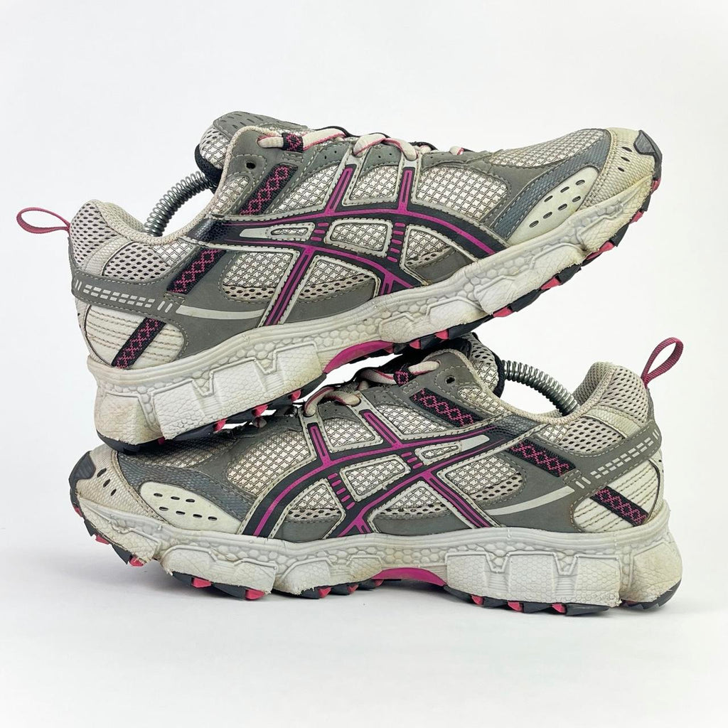 Asics Gel-Trail Lahar GTX Gore-Tex grey/pink UK 5
