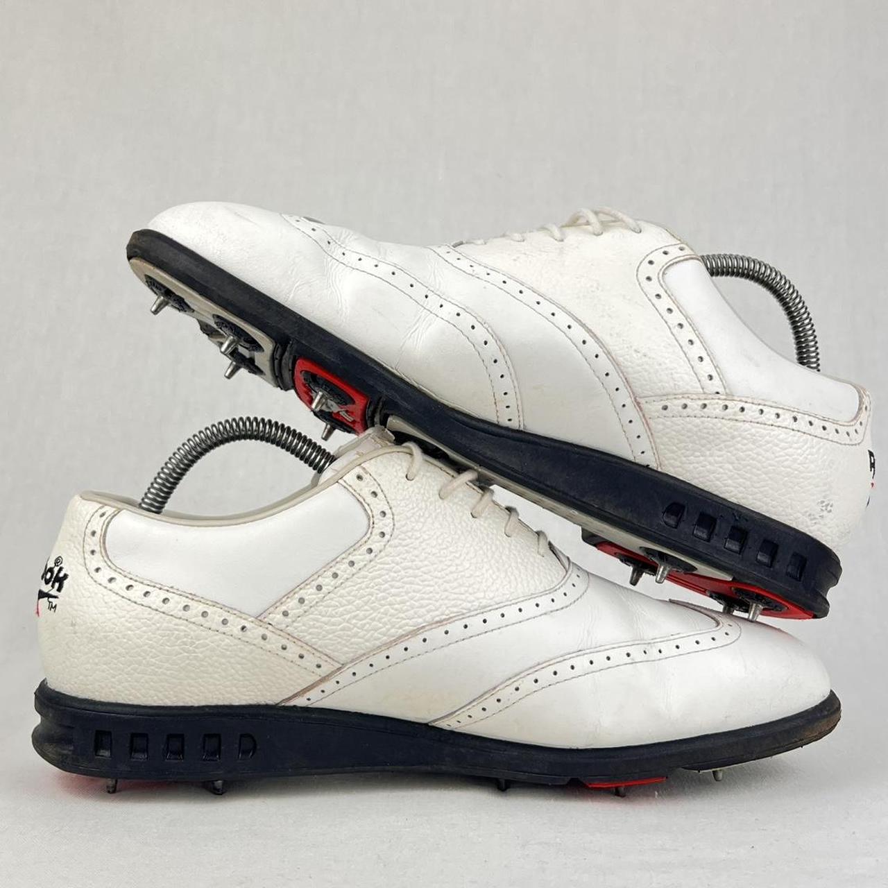 Reebok Leather Golf Brogues White