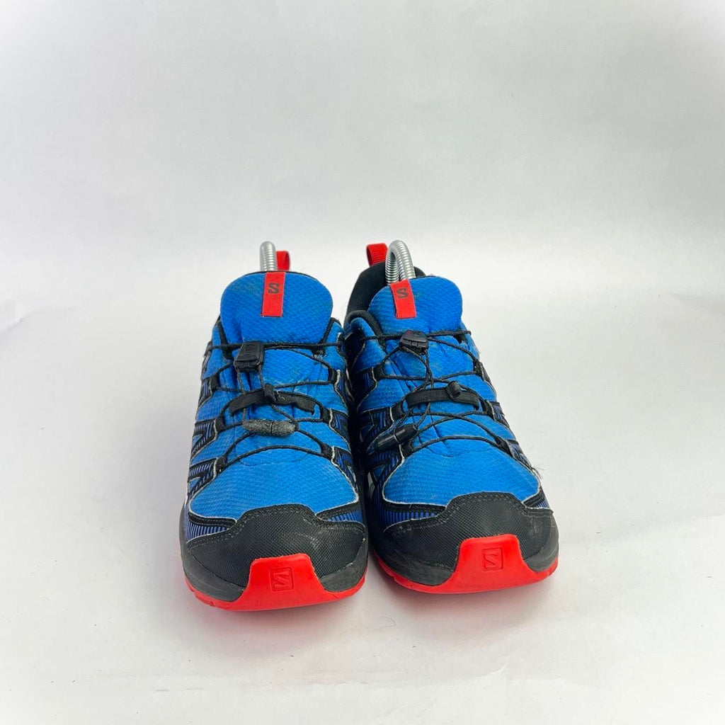 Salomon XA Pro v1 blue/red waterproof UK 4.5