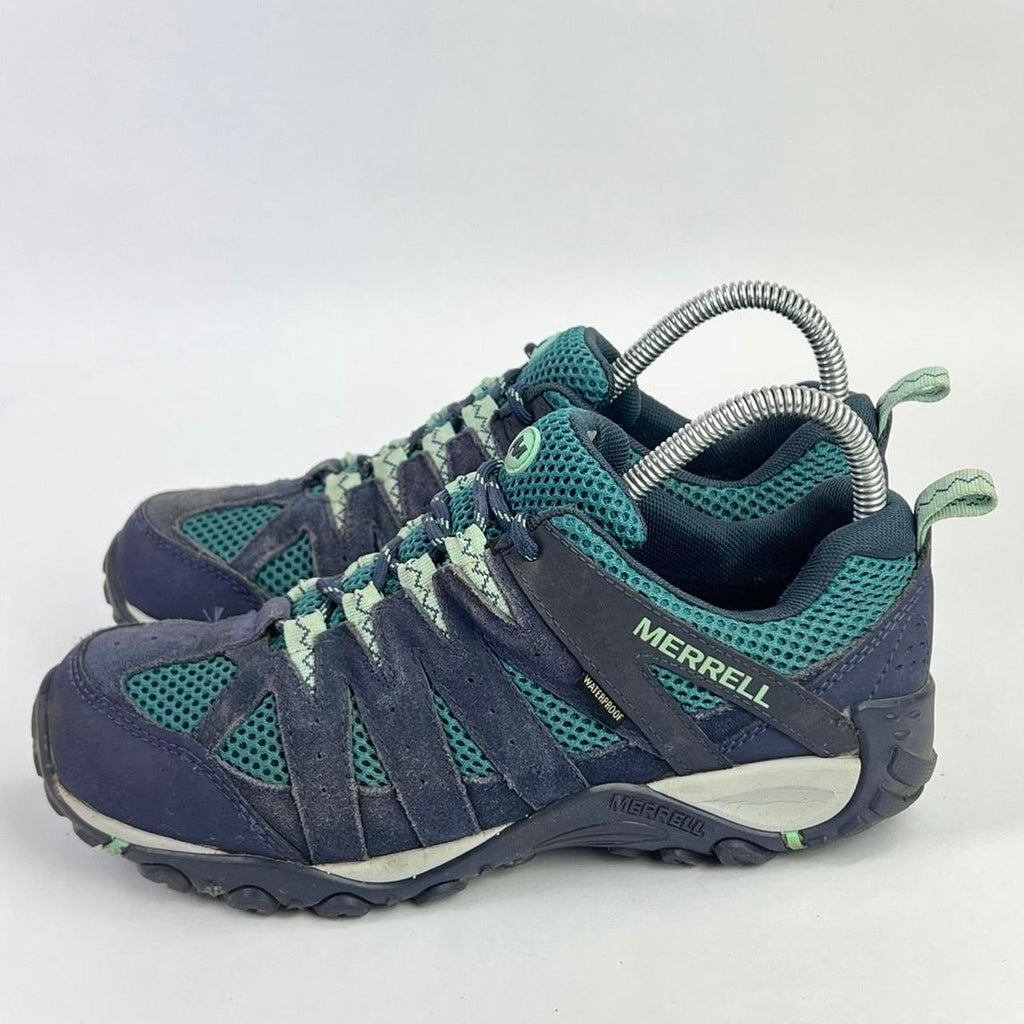 Merrell Alverstone Low Waterproof blue/white UK 5